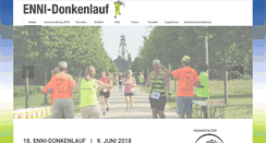Desktop Screenshot of donkenlauf.de